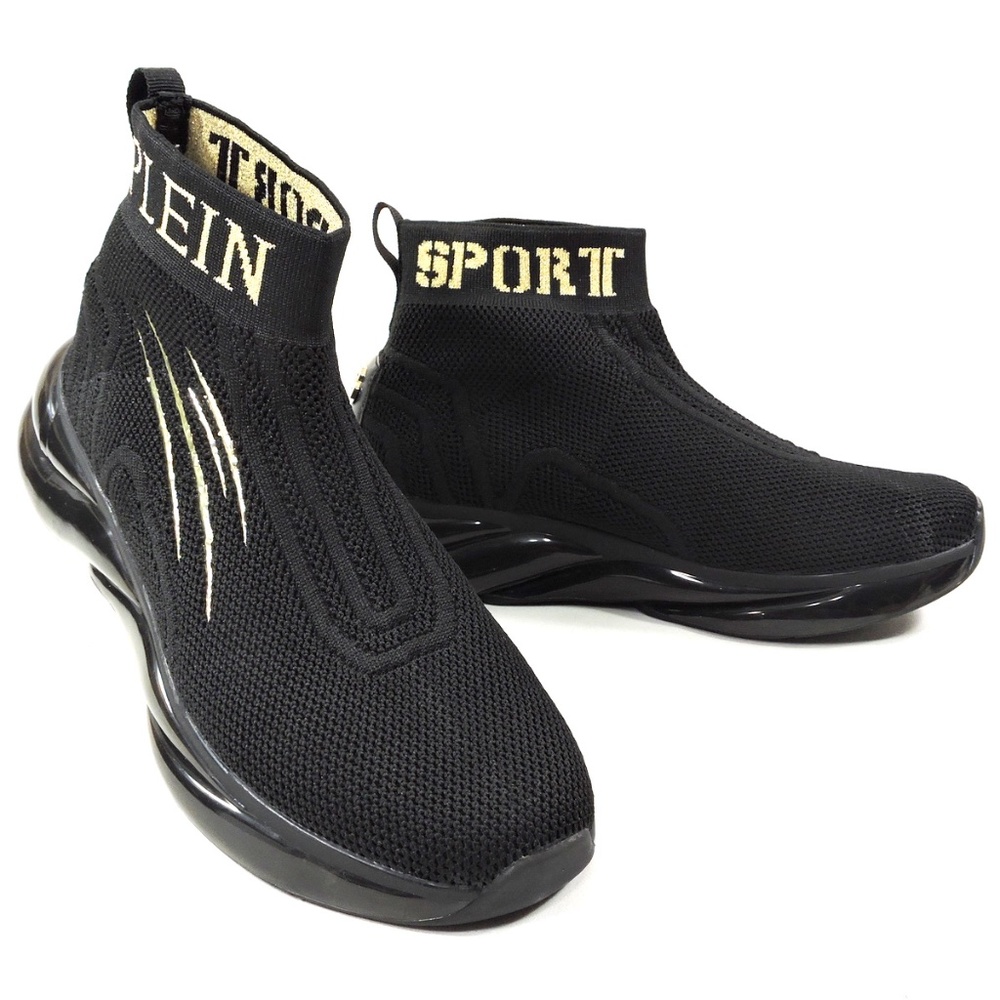 PLEIN SPORT ⚜WOMEN'S BLACK FASHION SNEAKERS